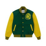 ASTRO VARSITY JACKET - GREEN/YELLOW