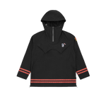 WESTERN 1/4 ZIP ANORAK - BLACK