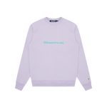 EMBROIDERED LOGO CREWNECK - LAVENDER