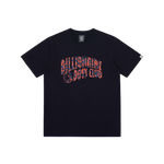 HIBISCUS CAMO ARCH LOGO T-SHIRT - NAVY