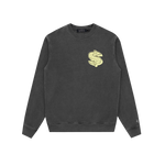 DOLLAR LOGO CREWNECK - BLACK