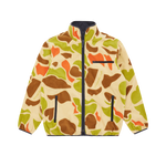 CAMO REVERSIBLE FLEECE JACKET - BEIGE