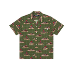 SPACE HUNT CAMP COLLAR SHIRT - GREEN