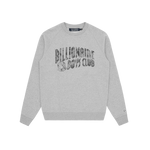 CAMO ARCH LOGO CREWNECK - HEATHER GREY