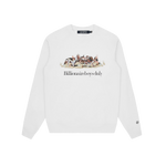 SPACE HUNT CREWNECK - WHITE