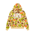 A/O CAMO PRINT ARCH LOGO POPOVER HOOD - BEIGE