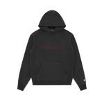 SERIF LOGO FLEECE - CHARCOAL