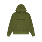 SERIF LOGO FLEECE - DARK GREEN