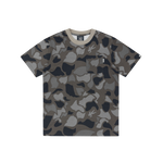 A/O CAMO PRINT POCKET T-SHIRT - BLACK