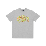CAMO ARCH LOGO T-SHIRT - HEATHER GREY