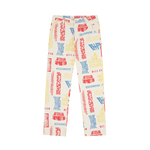 SIGNAGE DENIM PANTS - WHITE