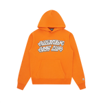 CURSIVE LOGO POPOVER HOOD - ORANGE