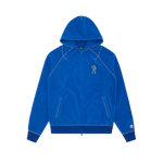 FLEECE ZIP THROUGH - BLUE