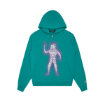 STANDING ASTRO ZIP THROUGH HOOD - GREEN