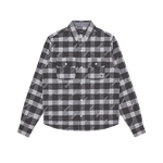A/O PRINT CHECK SHIRT - GREY CHECK