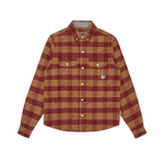 A/O PRINT CHECK SHIRT - RED CHECK