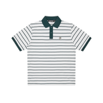 STRIPED POLO SHIRT - WHITE STRIPE