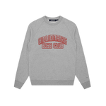 COLLEGE CREWNECK - HEATHER GREY