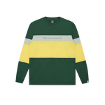 SERIF LOGO L/S T-SHIRT - GREEN