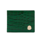 LEATHER WALLET - GREEN/ORANGE