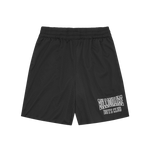 VARSITY LOGO MESH SHORTS - BLACK