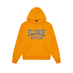 VARSITY LOGO POPOVER HOOD - ORANGE