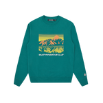MOUNTAINSCAPE CREWNECK - GREEN