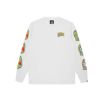 HEAT MAP L/S T-SHIRT - WHITE