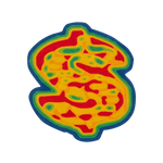 HEAT MAP DOLLAR RUG - MULTI