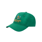 HIKING LOGO CURVED VISOR CAP - GREEN