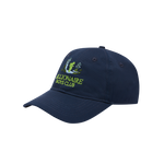 HIKING LOGO CURVED VISOR CAP - NAVY