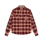 CHECK L/S SHIRT - RED
