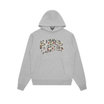 DUCK CAMO ARCH LOGO POPOVER HOOD - HEATHER GREY