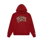 DUCK CAMO ARCH LOGO POPOVER HOOD - RED
