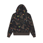 A/O SPACE CAMO POPOVER HOOD - BLACK