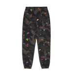 A/O SPACE CAMO SWEATPANTS - BLACK