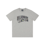 SPACE CAMO ARCH LOGO T-SHIRT - HEATHER GREY