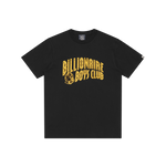 GLITTER ARCH LOGO T-SHIRT - BLACK/GOLD