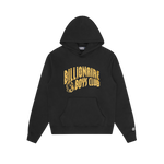 GLITTER ARCH LOGO POPOVER HOOD - BLACK/GOLD
