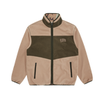 PULL OUT SHELL FLEECE ZIP THROUGH - SAND/CAMO