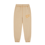 SCRIPT LOGO SWEATPANTS - TAN