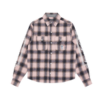 CHECK L/S SHIRT - PINK