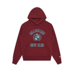 CREST LOGO POPOVER - BURGUNDY