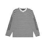 L/S STRIPE T-SHIRT - BLACK/WHITE