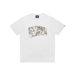 CAMO ARCH LOGO T-SHIRT - WHITE
