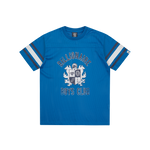 CREST LOGO MESH FOOTBALL SHIRT - BLUE