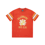 CREST LOGO MESH FOOTBALL SHIRT - ORANGE