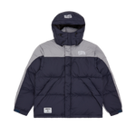BILLIONAIRE BOYS CLUB x FIRST DOWN BUGGY DOWN JACKET - GREY/NAVY