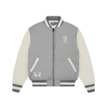 BILLIONAIRE BOYS CLUB x FIRST DOWN REVERSIBLE MA-1 - GREY/PINK