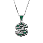 BILLIONAIRE BOYS CLUB x GHOST NECKLACE DOLLAR SILVER 925